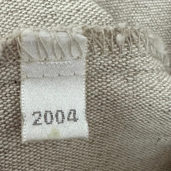 Vintage Y2K Embroidered Cropped Linen Blend Western Shirt Jacket Size Large - Picture 15 of 16